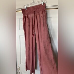 Drawstring Linen Pants